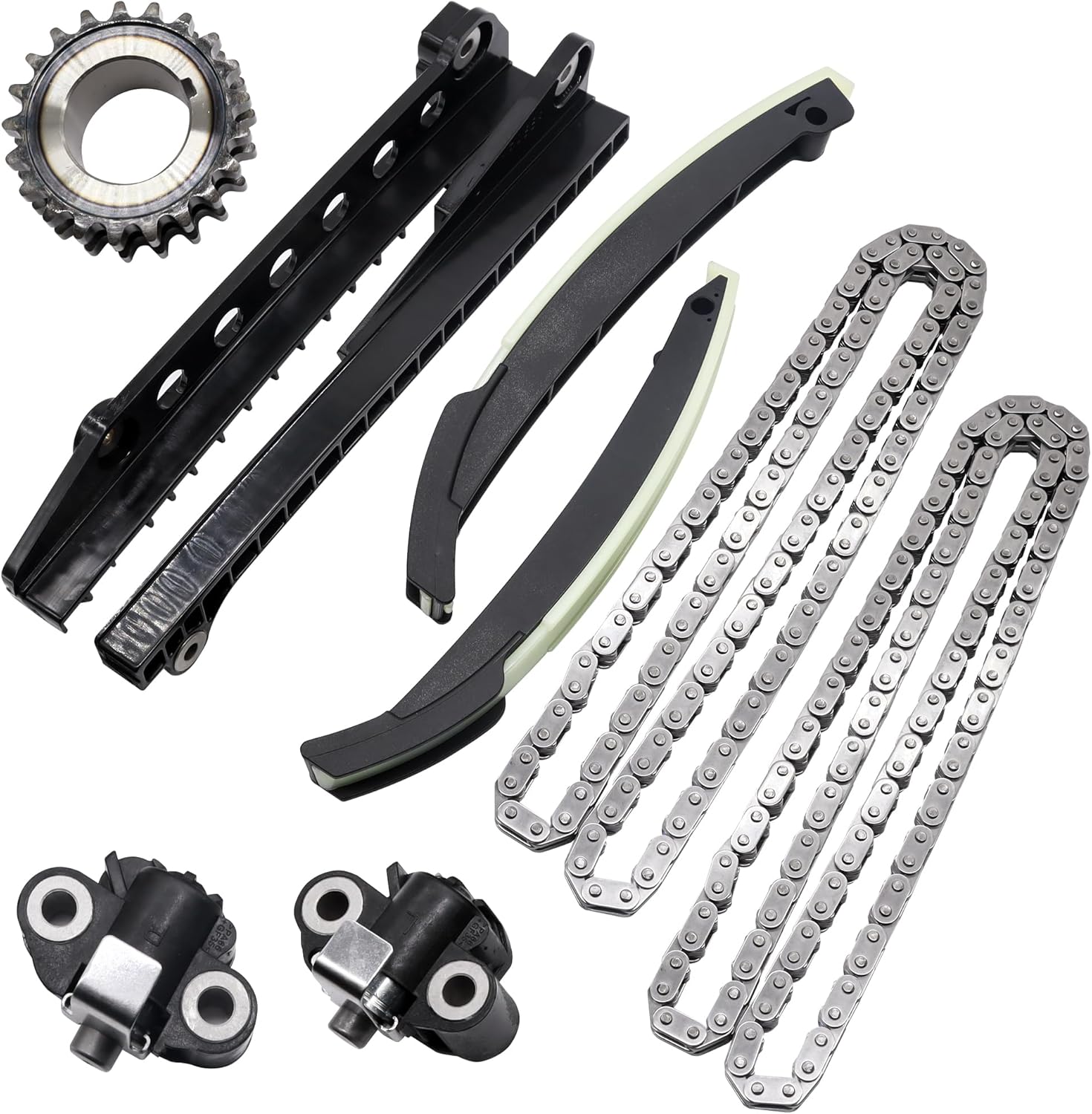 HiSport Engine Timing Chain Kit - Compatible with Ford Expedition F-150 F-250 Super Duty F-350 Super Duty Lincoln Navigator Mark LT 5.4L - Replacement 9-0391SB