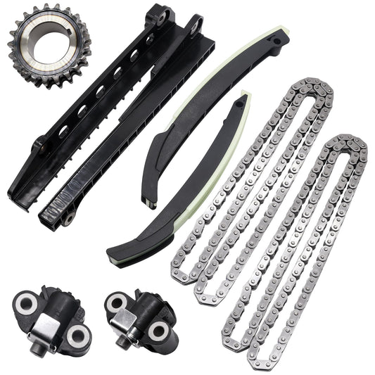 HiSport Engine Timing Chain Kit - Compatible with Ford Expedition F-150 F-250 Super Duty F-350 Super Duty Lincoln Navigator Mark LT 2000-2015 5.4L - Replaces ?9-0391SB