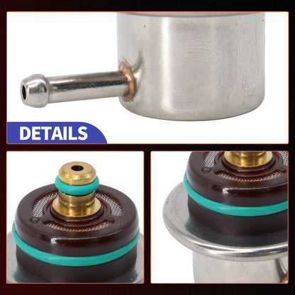 HiSport 0280160504 Fuel Pressure Regulator Compatible with BMW 328Ci 2000 328i 1999-2000 328is 1999 540i 1999-2003 740i 1997-2001 740iL 1997-2001 X5 2000-2004