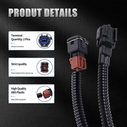 HiSport 22060-30P00 Knock Sensor with Harness Wire - Compatible with Infiniti G20 I30 Q45 QX4 J30 M30 Nissan Altima Sentra Frontier Xterra Maxima 200SX 240SX 300ZX Pathfinder Pickup Quest D21 NX