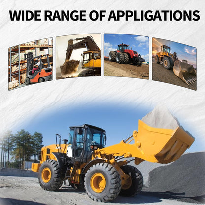 HiSport 42 Heavy Equipment Keys Master Set Compatible with Caterpillar Bobcat JD Case JLG JCB Volvo Ford New Holland Yanmar Takeuchi Kubota Toyota Hitachi