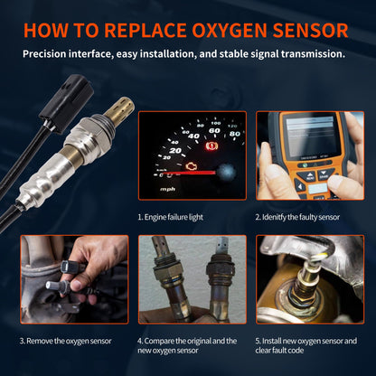 HiSport 226A0-JA10C O2 Oxygen Sensor Rear Downstream 2PCS - Compatible with Infiniti EX35 EX37 FX35 FX37 FX50 G25 G35 G37 M35 M37 M56 Q40 Q70 Q70L QX50 QX70 2007-2019 2.5L 3.5L 3.7L 5.0L 5.6L