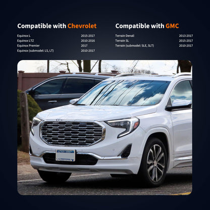 HiSport Front Left ABS Wheel Speed Sensor ALS2199 20811372 2PCS Compatible with Chevrolet Equinox LS LT 2010-2017 Replacement for GMC Terrain SLE SLT