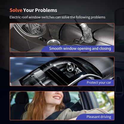 HiSport Convertible Top Switch Roof Open Button F4ZZ15668B - Compatible with Ford Mustang 1994 1995 1996 1997 1998 1999 2000 2001 2002 2003 2004