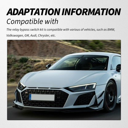 HiSport Relay Bypass Switch Kit Fuel Pump Relay Bypass Master Kit - Compatible with BMW Volkswagen GM Audi Replaces 9036 9037 9038