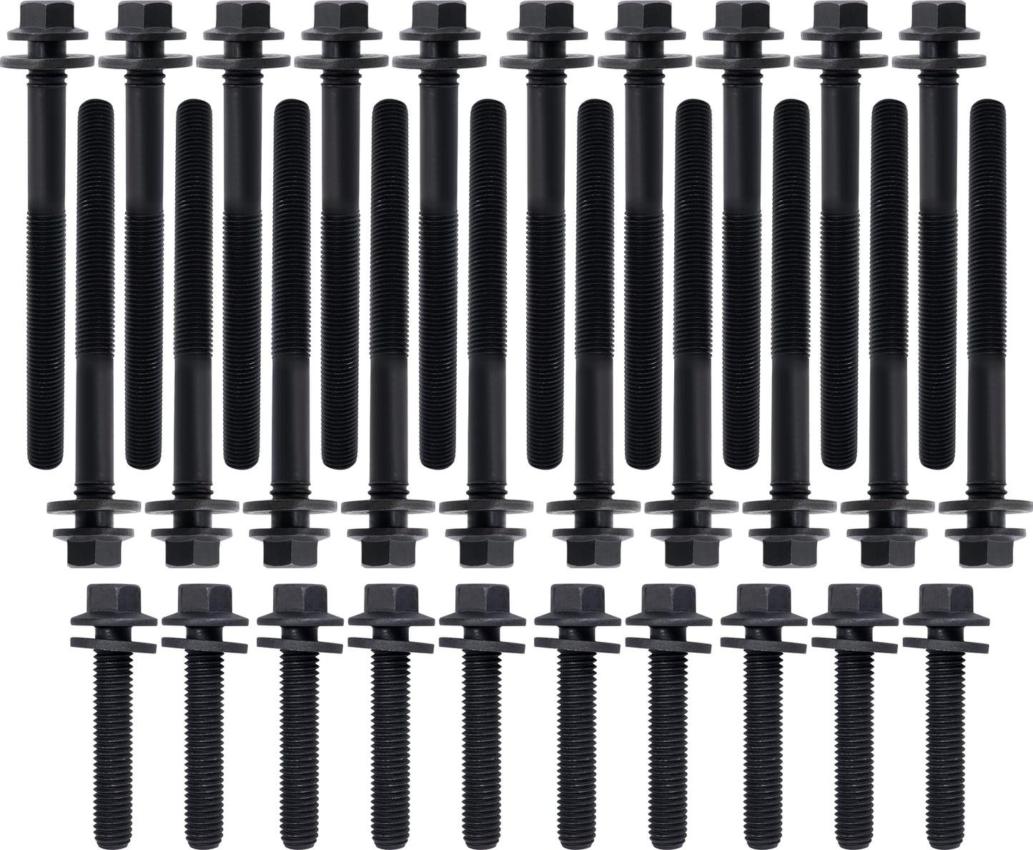 HiSport ES 72200 Engine Cylinder Head Bolt Set - Compatible with 2003-2018 Dodge Ram Chrysler Jeep 5.7L 6.1L 6.4L