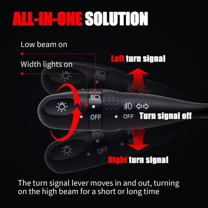 HiSport 84140-02200 Turn Signal Light Switch Column Multifunction Switch Assembly Compatible with Pontiac Vibe 2003-2008 Toyota Corolla 2003-2008 Matrix 2003-2008 Replace 88969650