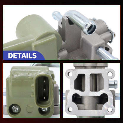 HiSport Idle Air Control Valve with Gasket 22270-62050 Compatible with Toyota Tundra 2000-2003,T100 1997-1998,Tacoma 1997-2004, 4Runner 1996-2000 3.4L V6 Only Fit Manual Transmission