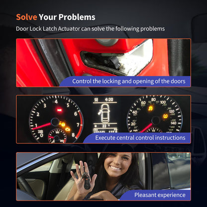 HiSport Rear Right Passenger Side Door Lock Latch Actuator Motor 931-404 Compatible with Toyota Lexus ES350 RX450h GX460 Camry 4Runner Rav4 2007-2017 Replacement for Scion xB Replaces 69050-06100