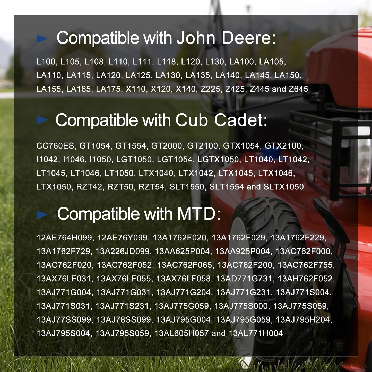 HiSport 12V Starter Solenoid Relay 862-1211-211-16 Compatible with John Deere AM138068 MTD 725-04439 Cub Cadet Lawn Tractor LA100 LA105 LA110 LA115 LA120 LA125 LA135 LA140 LA145 LA150