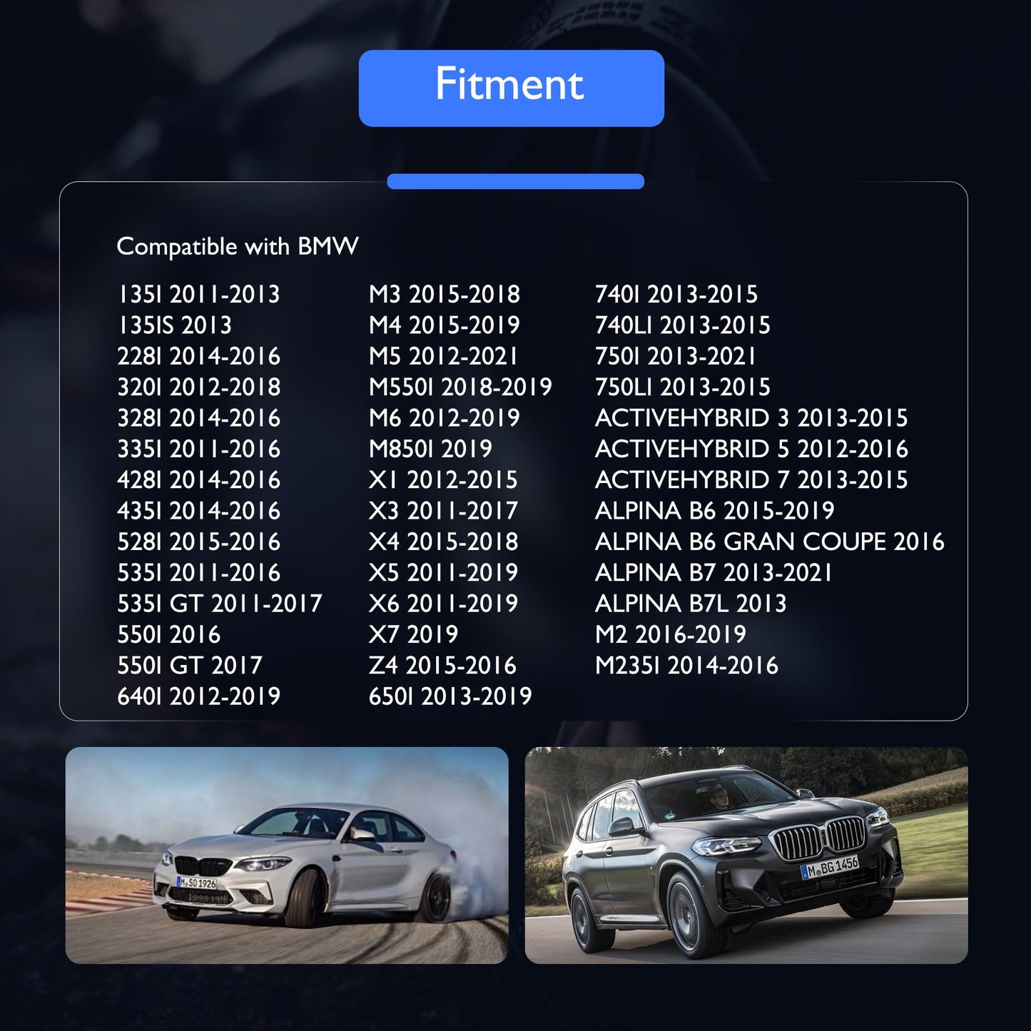 HiSport MAP Manifold Absolute Pressure Sensor - Compatible with BMW 135I 135IS 228I 320I 328I 335I 428I 435I Replaces 13628644432 13627599042 5WK96857Z