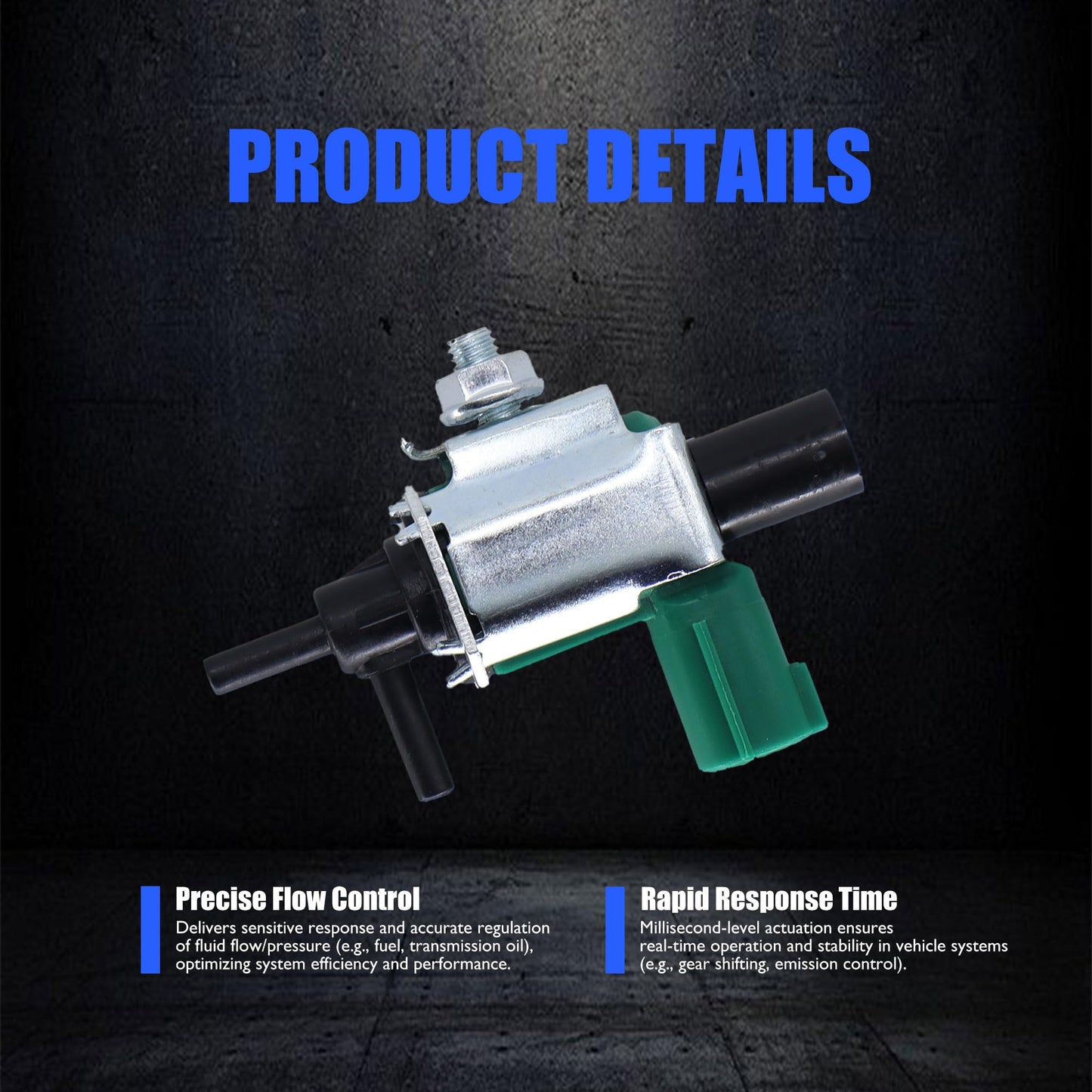 HiSport Vacuum Solenoid Valve - Compatible with Mazda 3 2004-2013 5 2012-2013 6 2009-2013 CX-7 2007-2012 - Replace K5T46588 K5T46597