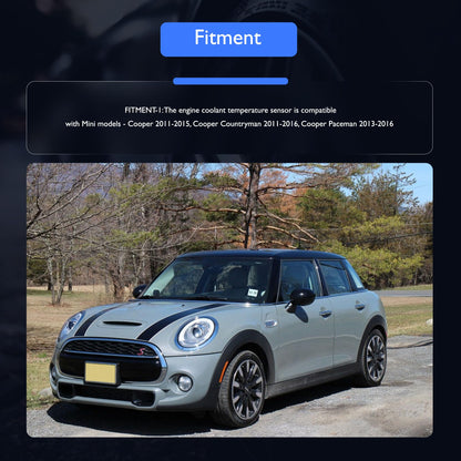 HiSport Engine Coolant Temperature Sensor - Compatible with Mini Replaces 13628602086 2112071 73390 8602086