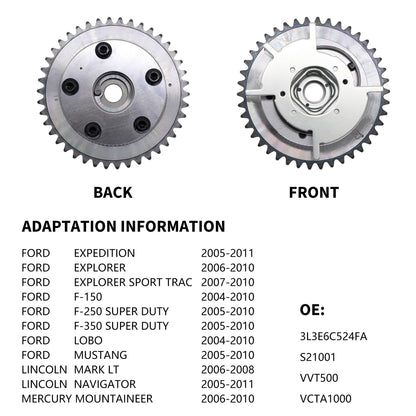 HiSport Variable Valve Timing Sprocket - Engine Timing Part Gear Compatible with Ford Some Models, Replacement for 3R2Z6A257AA 3L3E6C524FA 3L3Z6256DA 3L3Z6256EA 3L3Z6256FA 3R2Z6A257DA