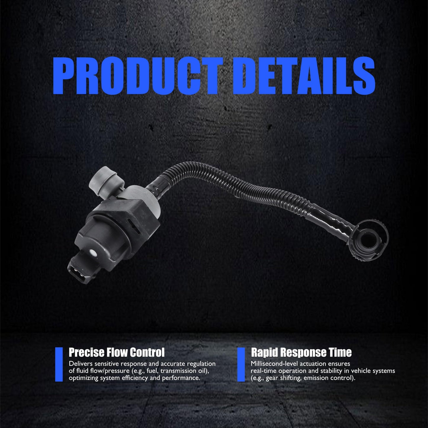 HiSport Fuel Tank Ventilation Breather Valve with Pipe - Compatible with BMW 128i 135i 323i 325i 325xi 328i 328i xDrive 328xi 330i 330xi 525i 525xi 528i 528i xDrive 528xi - Replace 13907618643