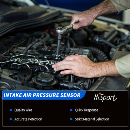HiSport 0261230093 Fuel Injection Pressure Sensor Compatible with Ford Crown Victoria E-150 E-250 E-350 E-450 Escape F-250 F-350 F-450 Super Duty Lincoln Mark LT Mazda Tribute Mercury Marine