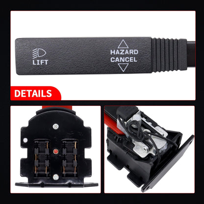 HiSport 01481383 Turn Signal Light Switch Headlamp Switch Compatible with Kenworth T600 T2000 W900 Trucks Replacement for 57759014,577.59014