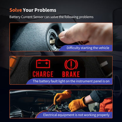 HiSport Main Current Battery Sensor Assembly Compatible with Nissan Qashqai Rogue Sport X-Trail Replacement for 294G0C990C 294G0-C990C