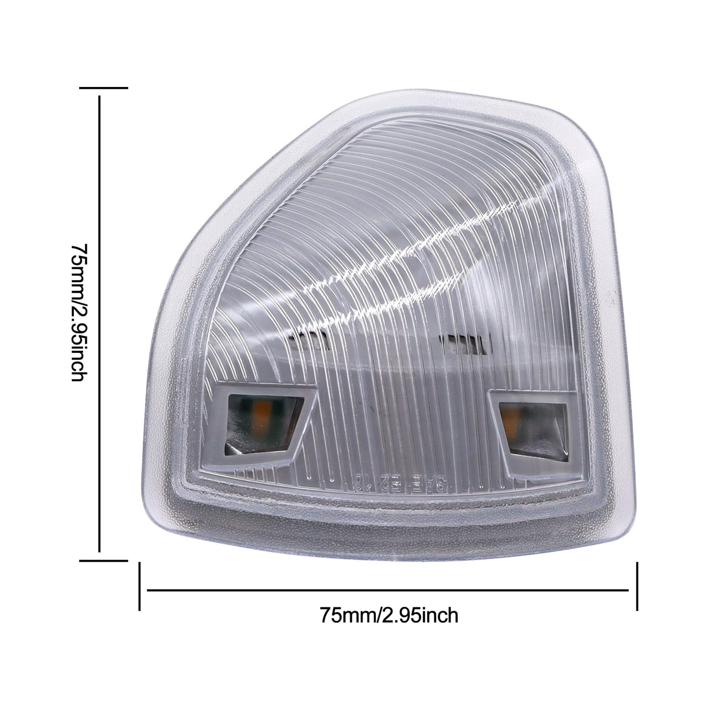 HiSport 68302828AA Left and Right LED Side Mirror Turn Signal Light Compatible with Dodge Ram 1500 2500 3500 Pickup 2010, 4000 4500 5500 2010, Ram 1500 2011-2019, 2500 3500 4000 4500 5500 2011-2018