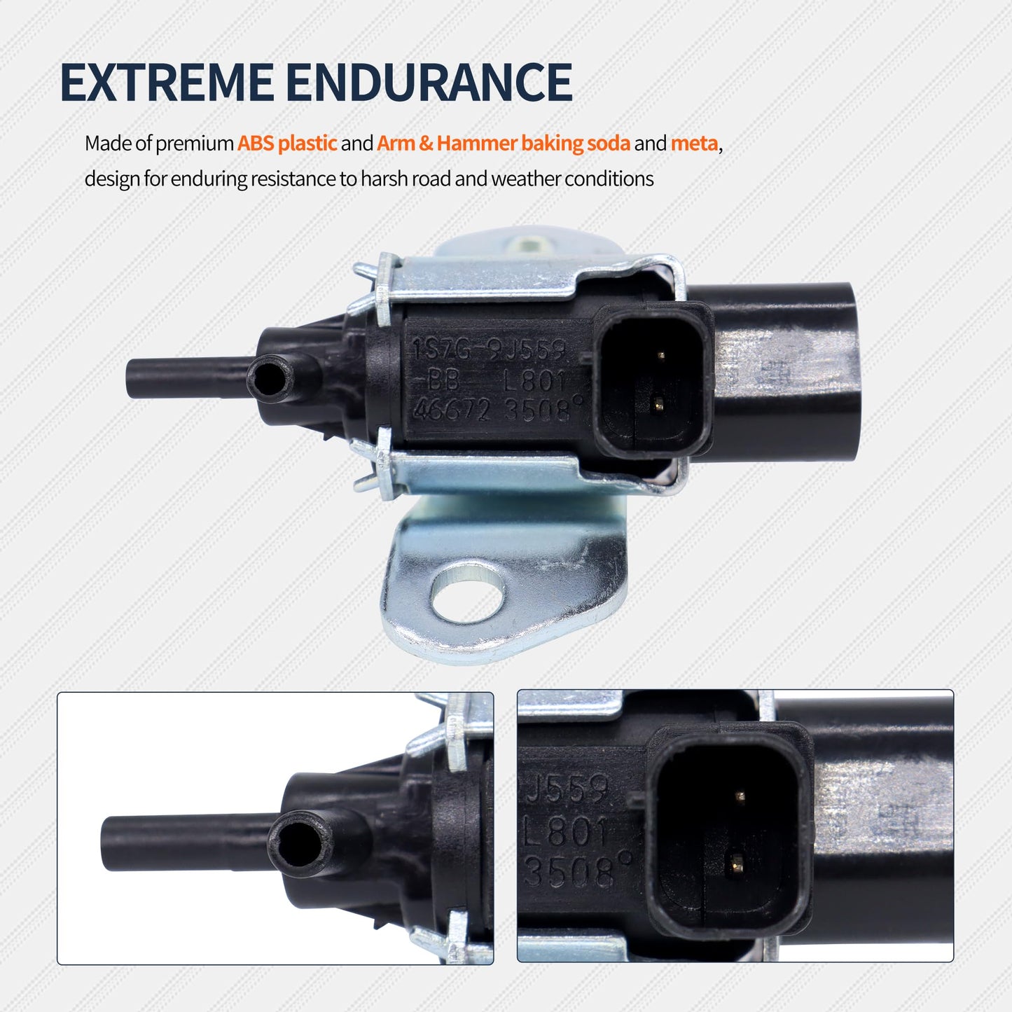 Hisport Intake Manifold Runner Control Valve 911-907 - Compatible with Ford Escape Focus Fusion Mazda 3 5 6 MX-5 Miata Mercury Mariner Milan 2003-2015 - Replaces L301-18-741 L80118741 1S7G-9J559-BB