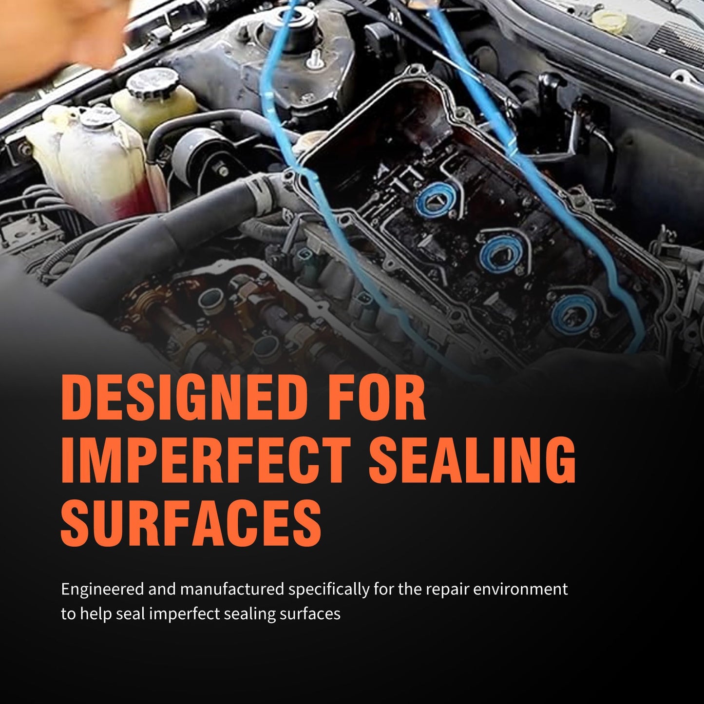 HiSport Valve Cover Gasket Seal - Compatible with Buick Envision Regal TourX Cadillac ATS CT6 CTS Chevy Camaro Malibu Limited Traverse GMC Acadia Canyon 2.0L 2.5L 2013-2018 - Replace 12635953