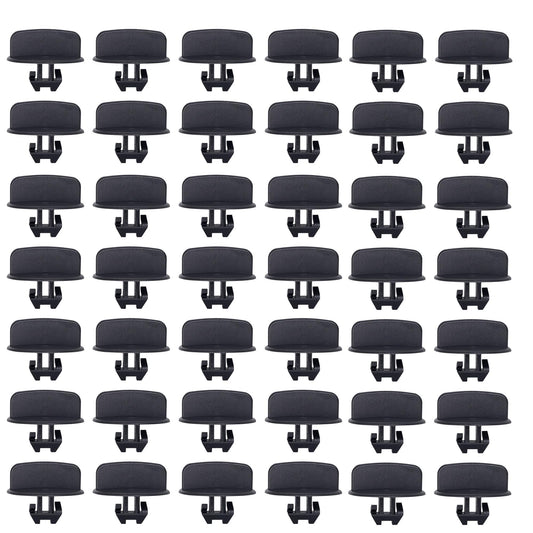 HiSport 68033794AA 30pcs Front Bumper Lower Deflector Retainer Clips Compatible with Jeep Grand Cherokee WK 2005 2006 2007 2008 2009 2010 2011 2012 2013, Commander XK 2008-2010 Replace 68034329AA