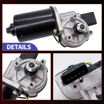 HiSport Front Windshield Wiper Motor - Compatible with Jeep 2018 Wrangler JK 2007 2008 2009 2010 2011 2012 2013 2014 2015 2016 2017 Wrangler - Replace 55077859AB 55077859AC 68002388AA