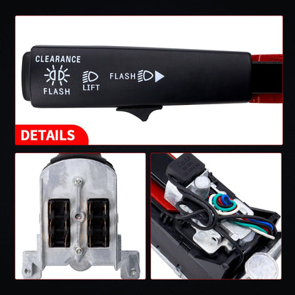 HiSport 82406821 12-Pin Turn Signal Switch Compatible with Kenworth Mack Volvo Replacement for 1MR587AM