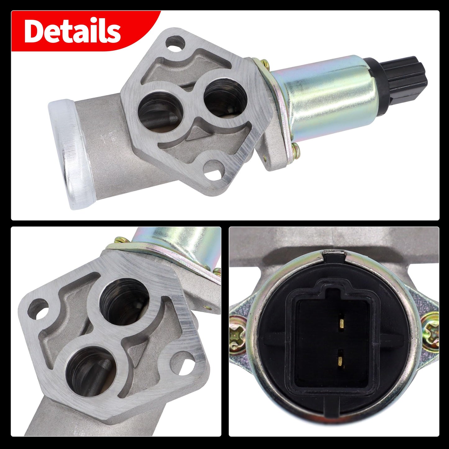 HiSport 2152001 IAC1006 Fuel Injection Idle Air Control Valve Compatible with Lincoln Mercury Ford F-150, F-250, F-350, F-53 Chassis, F-700, F-Super Duty, Mustang, Taurus, E-150 1985-1995