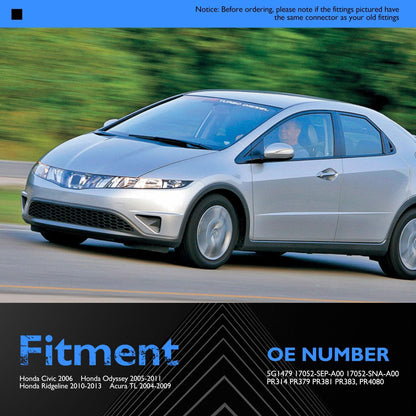 HiSport PR4080 Fuel Injection Pressure Regulator Compatible with Honda Civic 2006,Odyssey 2005 2006 2007 2008 2009 2010 2011,Ridgeline 2010 2011 2012 2013;Acura TL 2004 2005 2006 2007 2008 2009