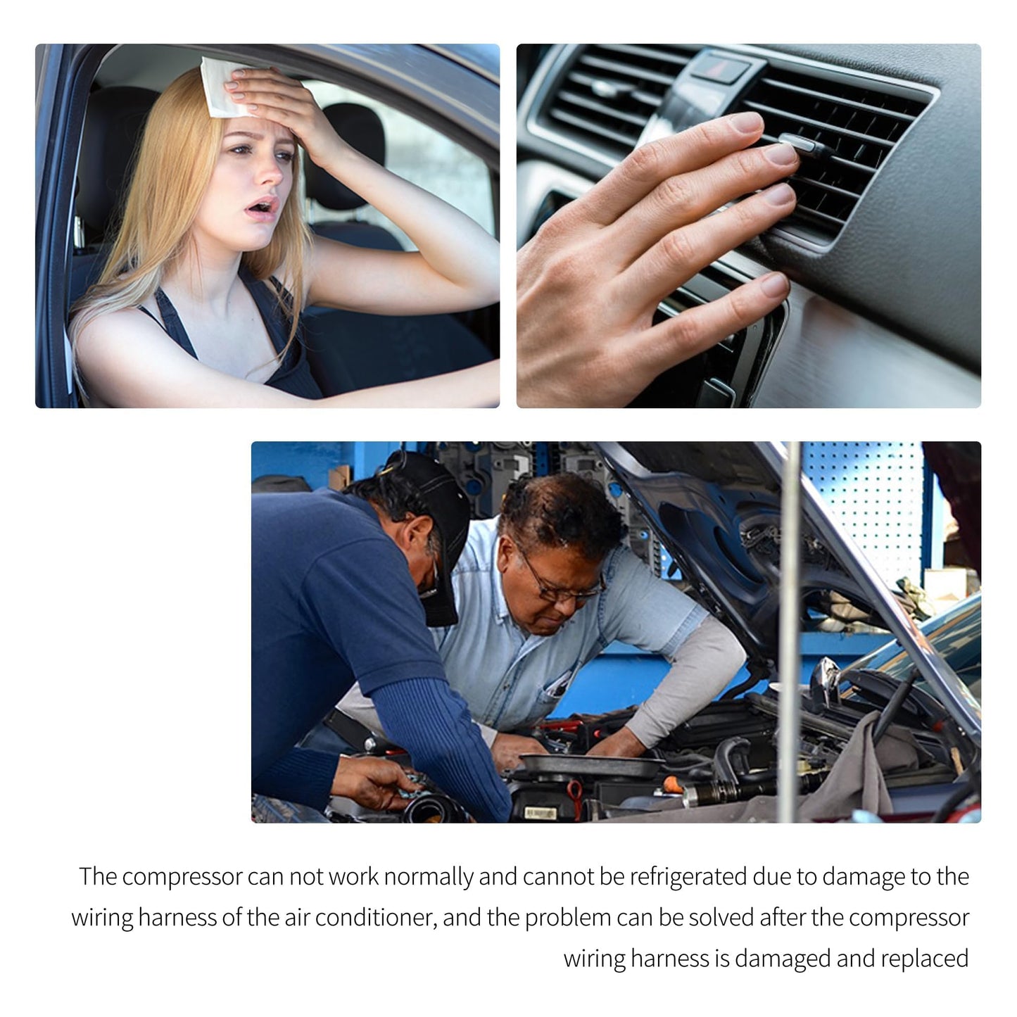 HiSport A/C Compressor Connector PT2293 88862212 Compatible with 1975-2001 Buick Century 1977-2005 Chevrolet P30 1979-1999 GMC K2500 K3500 K1500 1977-1997 Automative Replacement Part