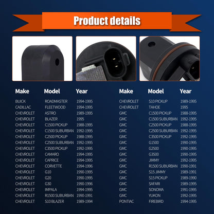 HiSport VSS Output Speed Sensor 24232617 - Compatible with Nissan Cube 2009-2014 NV200 2013-2016 Sentra Versa 2007-2012 - Replace 8673299