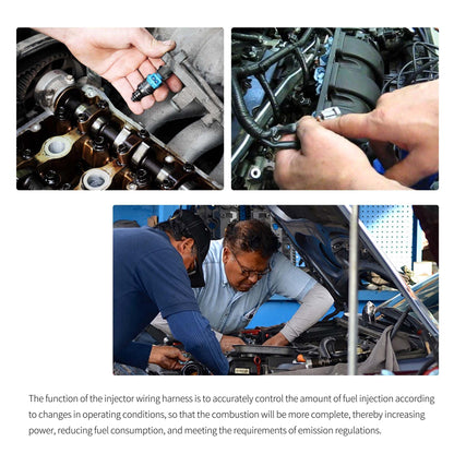 HiSport Fuel Injection Ignition Harness Compatible with GM Left & Right Hand Fuel Rail 5.3L 6.2L V8, 28329581 Replacement for GM Sierra, Yukon, Chevy Silverado, Tahoe, Suburban, Cadillac Escalade, CTS