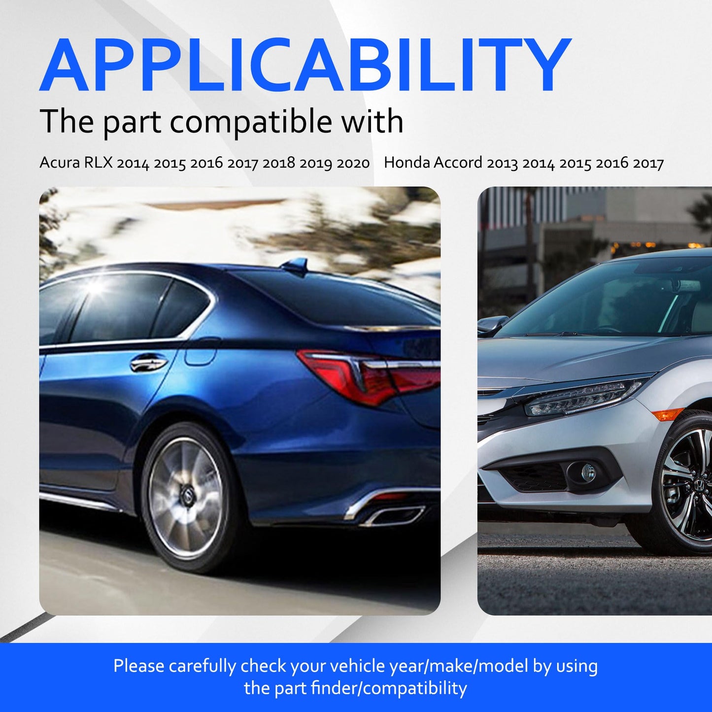 HiSport Battery Current Sensor - Compatible with Acura RLX 2014-2020 Honda Accord 2013-2017 - Replace 38920T2AA02