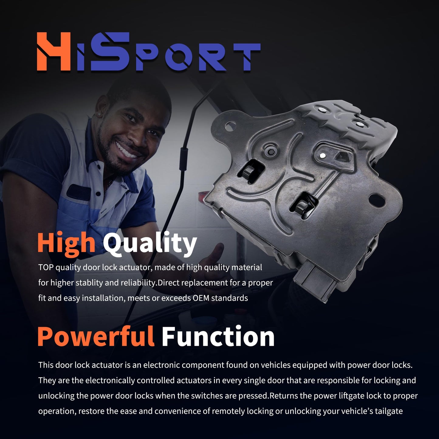 HiSport Trunk Latch Lock Actuator 940-108 Compatible with Buick Allure Cascada Lacrosse Regal Verano & Cadillac ATS CTS ELR & Chevrolet Camaro Cruze Limited Impala Malibu Sonic 13501988 99905279