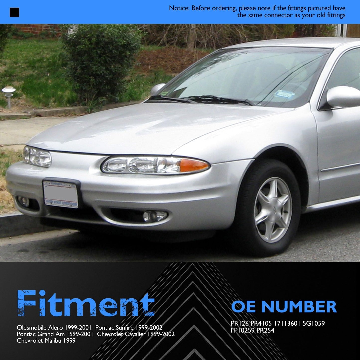 HiSport Fuel Injection Pressure Regulator Compatible with Chevrolet Cavalier 1999 2000 2001 2002,Malibu 1999;Oldsmobile Alero 1999 2000 2001;Pontiac Grand Am 1999 2000 2001,Sunfire 1999-2002#PR4105