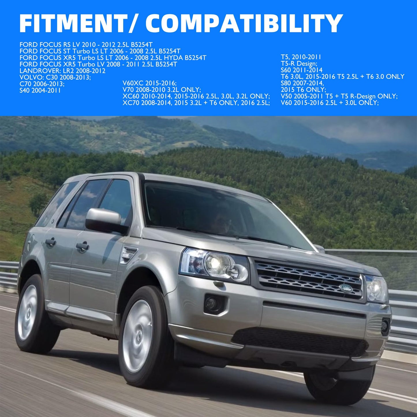 HiSport 0261230238 Fuel Injection Pressure Sensor Compatible with Volvo C30 2007-2013, C70 2006-2013, S40 2004-2011, S60, S80, V50, V60, V70, XC60, XC70, XC90 Replacement Part