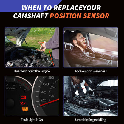 HiSport Right Camshaft Position Sensor PC946 Compatible with Hyundai Azera Genesis Coupe 2012-2017,Santa Fe 2013-2018 Replacement for Kia Sedona 2015-2018,Cadenza Sorento 2014-2016