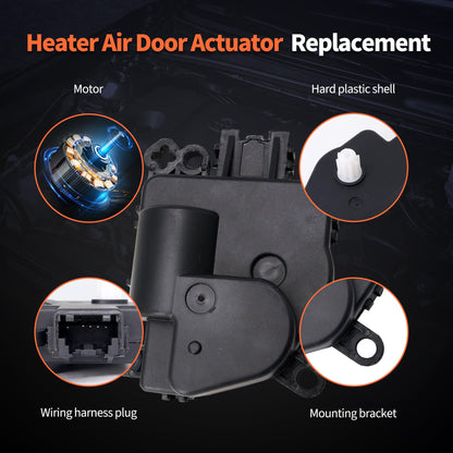 HiSport 604-228 HVAC Heater Blend Door Actuator - Compatible with Ford Explorer F-150 F-250 F-350 F-450 F-550 Super Duty Flex Lobo Taurus X Lincoln Mark LT MKS MKT Mercury Monterey Sable 2004-2019