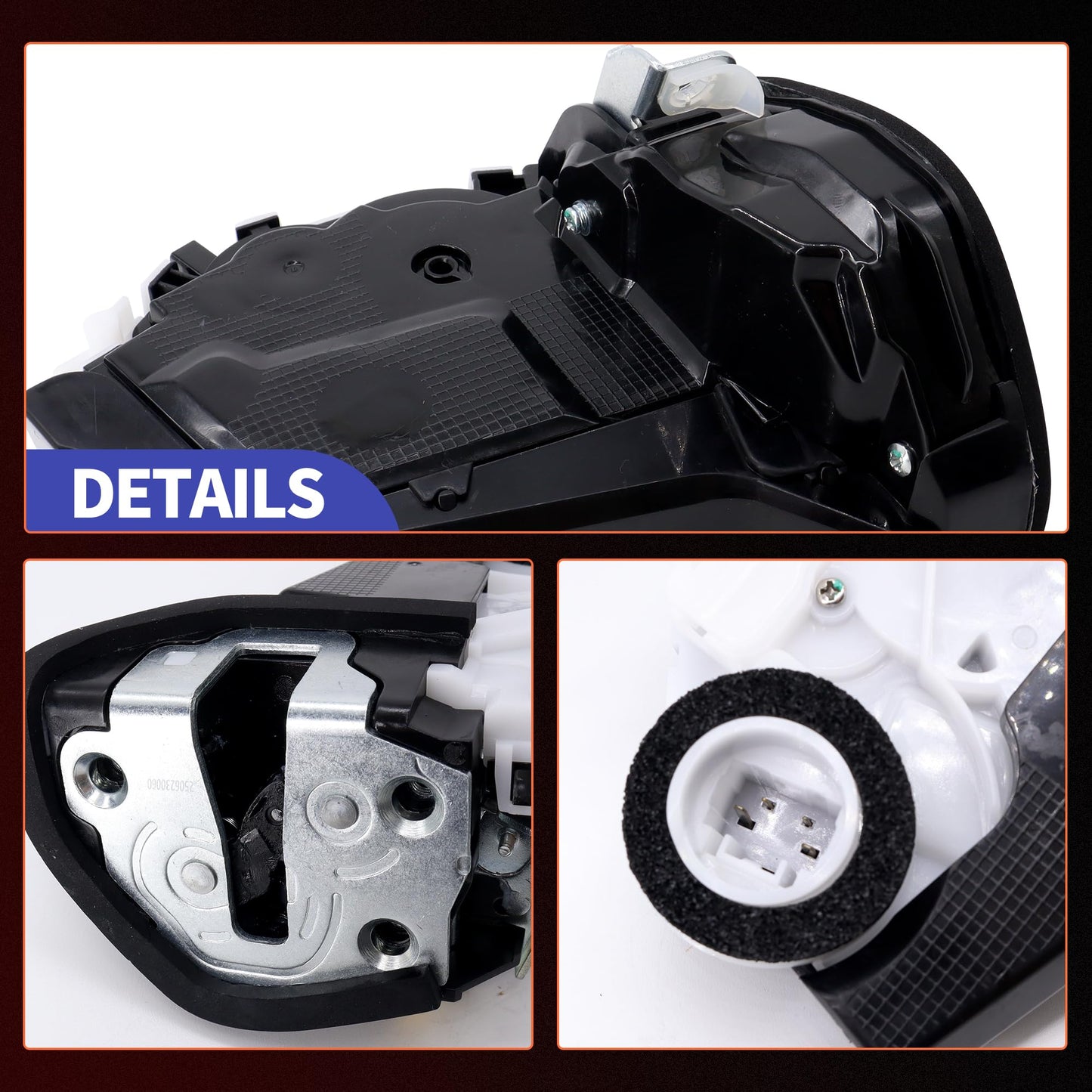 HiSport 72610-T0A-H01 Door Lock Actuator Rear Passenger Side Compatible with Honda CR-V 2014-2016, FIt 2015-2016, 72221