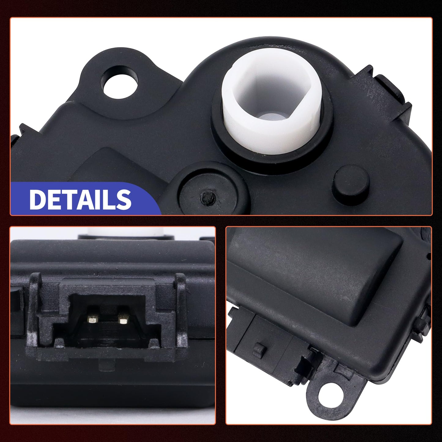 HiSport HVAC Air Door Actuator Heater Blend Door Levers 604-108 1573517 Compatible with Chevy Impala Limited Corvette Malibu Monte Carlo & Buick Allure LaCrosse & Cadillac XLR & Pontiac Grand Prix