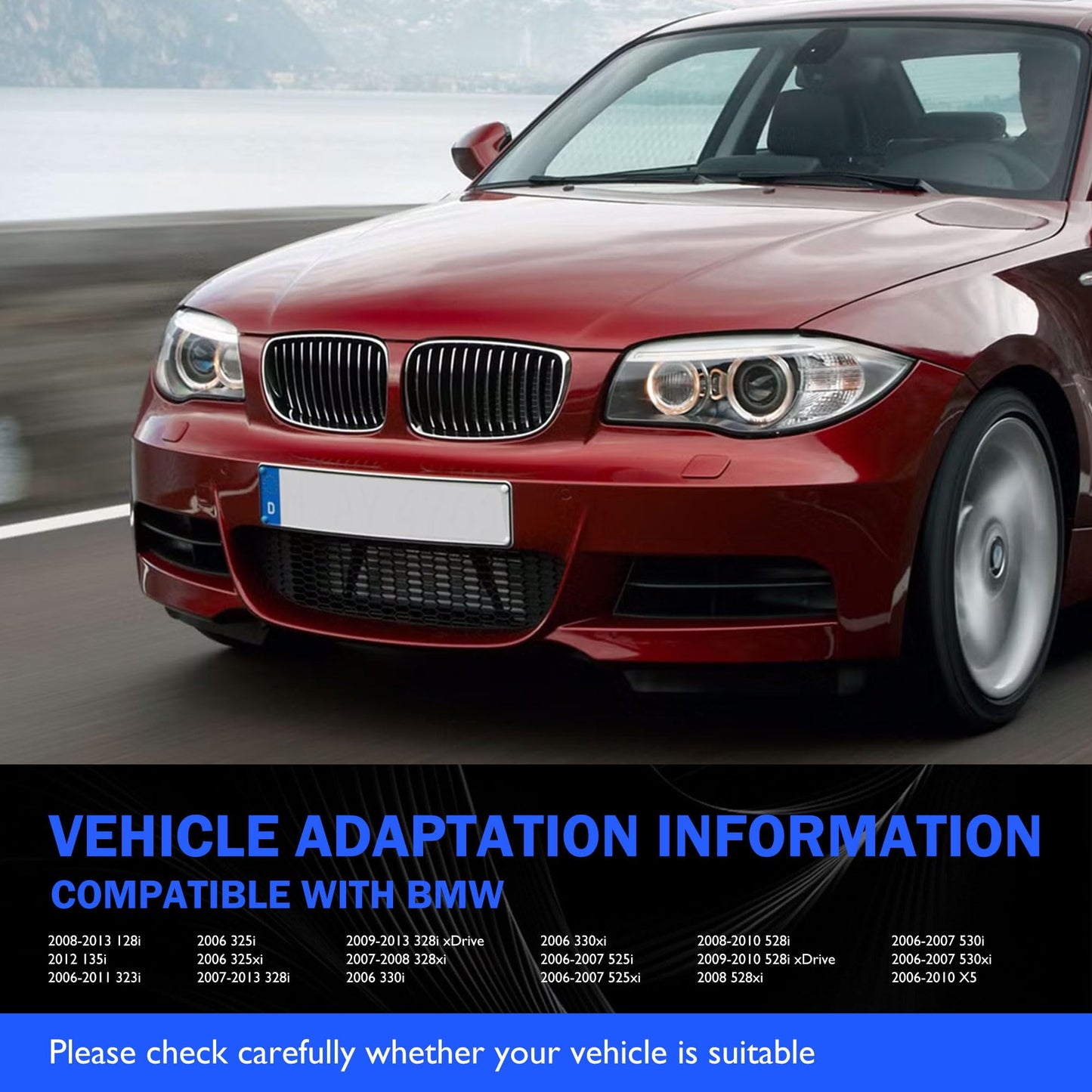 HiSport Fuel Tank Ventilation Breather Valve with Pipe - Compatible with BMW 128i 135i 323i 325i 325xi 328i 328i xDrive 328xi 330i 330xi 525i 525xi 528i 528i xDrive 528xi - Replace 13907618643