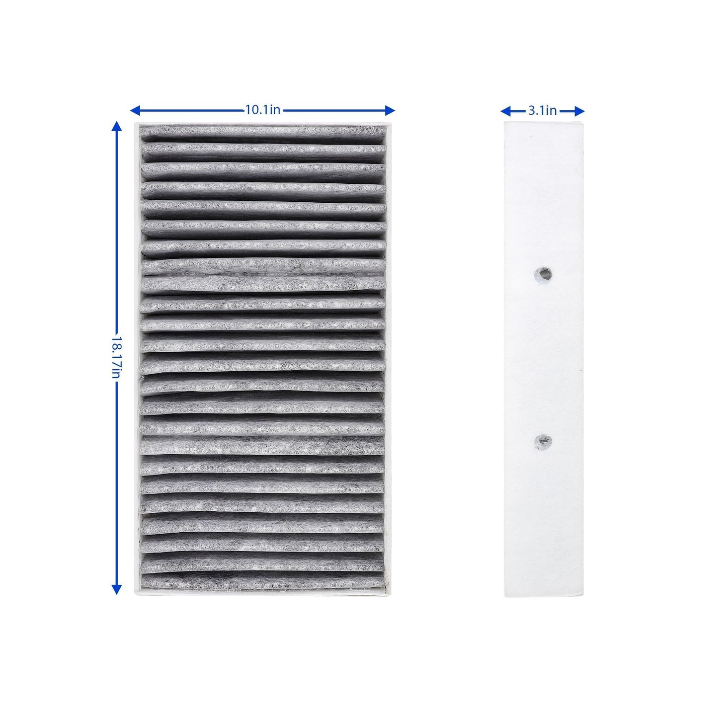 HiSport 1668300318 2PCS Cabin Air Filter Compatible with Mercedes-Benz GL350 GL450 GL550 GL63 GLC300 GLC350E GLC43 GLC63 GLE300D GLE350 GLE350D GLE400 GLE43 GLE450 GLE550 GLE550E GLE63 ML250 350 400