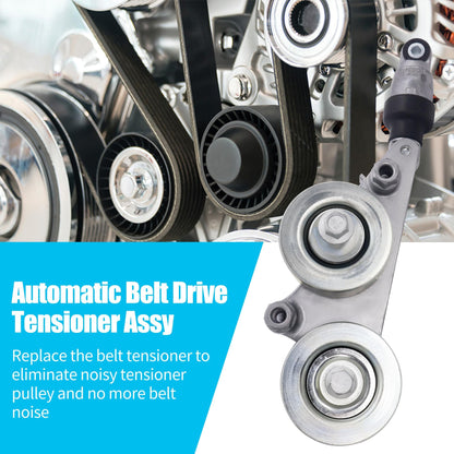 HiSport 39092 Drive Belt Tensioner Assembly with Pulley Compatible with Honda Odyssey 2005-2010, Pilot(06-08 FWD) 2006-2011 Accord Crosstour 2010, Accord 2008-2010, Only for V6