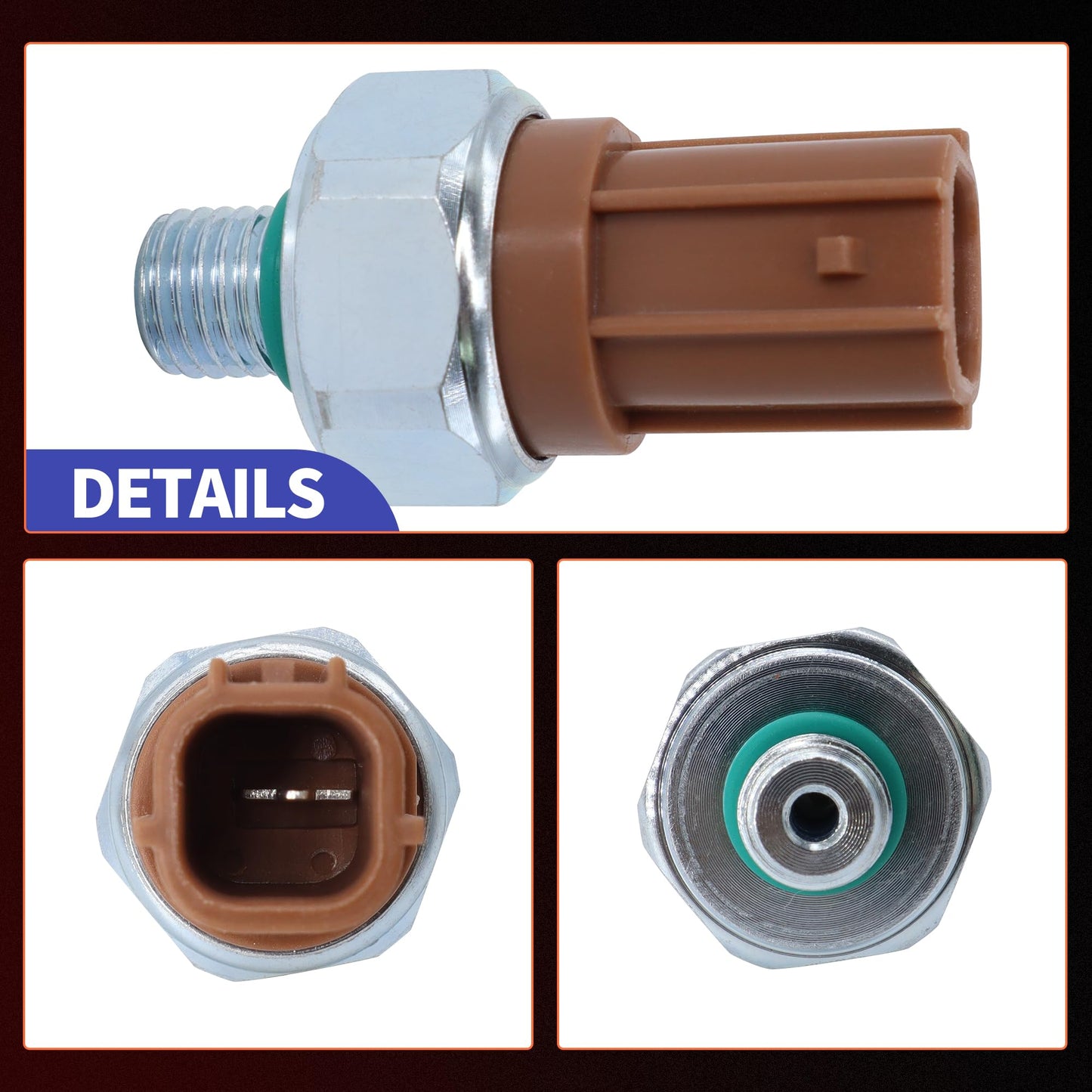 HiSport Automatic Transmission Oil Pressure Switch 28600-RPC-004 Compatible with Honda Civic 1.8L 2006-2011