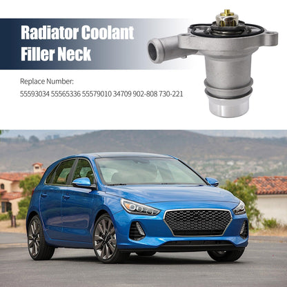 Hisport 25200455 Upgrade Aluminium Engine Coolant Thermostat Housing Assembly - Compatible with Chevy Cruze 2011-2015 Sonic 2012-2020 Trax 2013-2021 Cruze Limited 2016 Buick Encore 2013-2021 1.4L