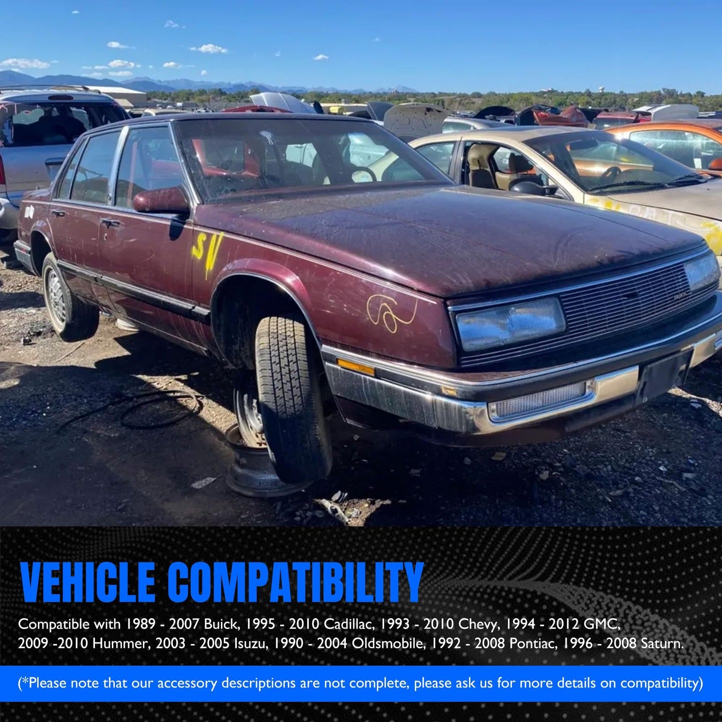 HiSport 13585316 Fuel Tank Pressure Sensor Connector, Crankshaft Position Sensor Connector Compatible with Acura Buick Cadillac Chevrolet Daewoo Dodge Eagle GMC Honda Hummer Hyundai Isuzu Kia PT2782