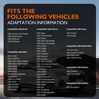 HiSport 17087400 Throttle Position Sensor TPS - Compatible with Buick Cadillac Chevry GMC Suburban Isuzu Oldsmobile Pontiac - Accelerator Pedal Fuel Idle Control Valve Sensor 1987-1991