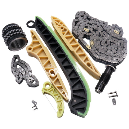 HiSport 2720520216 Engine Timing Chain Kit - Compatible with Benz C230 C80 C300 C350 CL550 CLK350 CLK550 E350 E550 G550 GL450 GL550 GLK350 ML350 ML450 ML550 R350 S400 S550 SL550 SLK280 SLK350