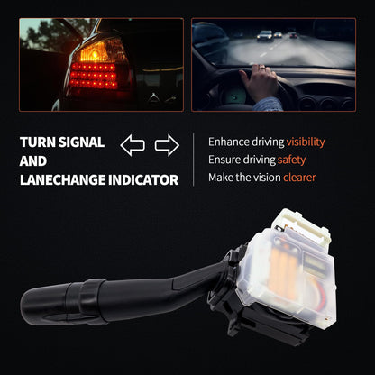 HiSport Headlight Light Turn Signal Fog Combination Multi-Function Switch Replacement for Toyota Tundra 2000 2001 2002 2003 2004 2005 2006, Replace 84140-0C050